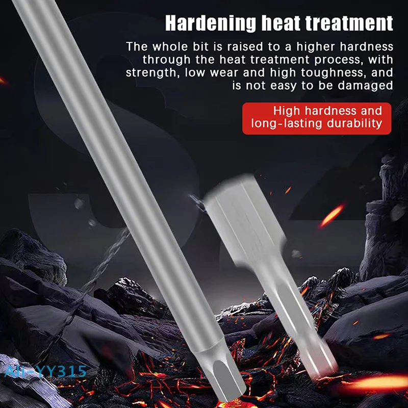 【Y】Screwdriver Set 8Pcs 1/4" Hex Shank Head Allen Wrench Screwdriver Socket Bit Metric Magnetic Screwdriver Bits Set Tools