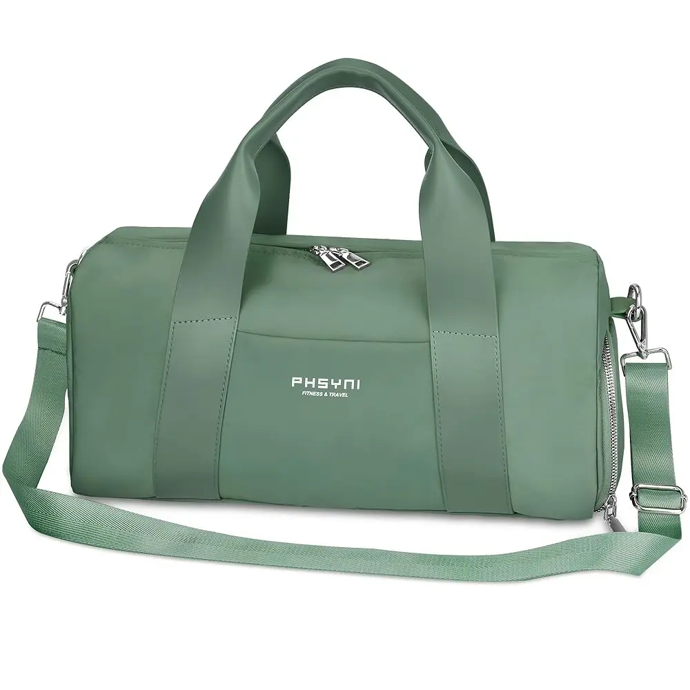 

Sports Small Gym Bag for Women, Cute Mini Duffle Bag with Wet Pocket & Shoes Compartment, Personal Item Travel Workout Bag, 1