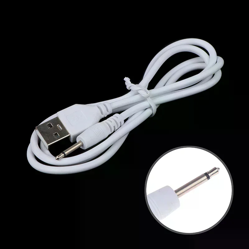 2.5 Charger Usb DC Vibrator Cable Cord for Rechargeable Adult Toys Vibrators Massagers Accessories Universal Usb Power Supply