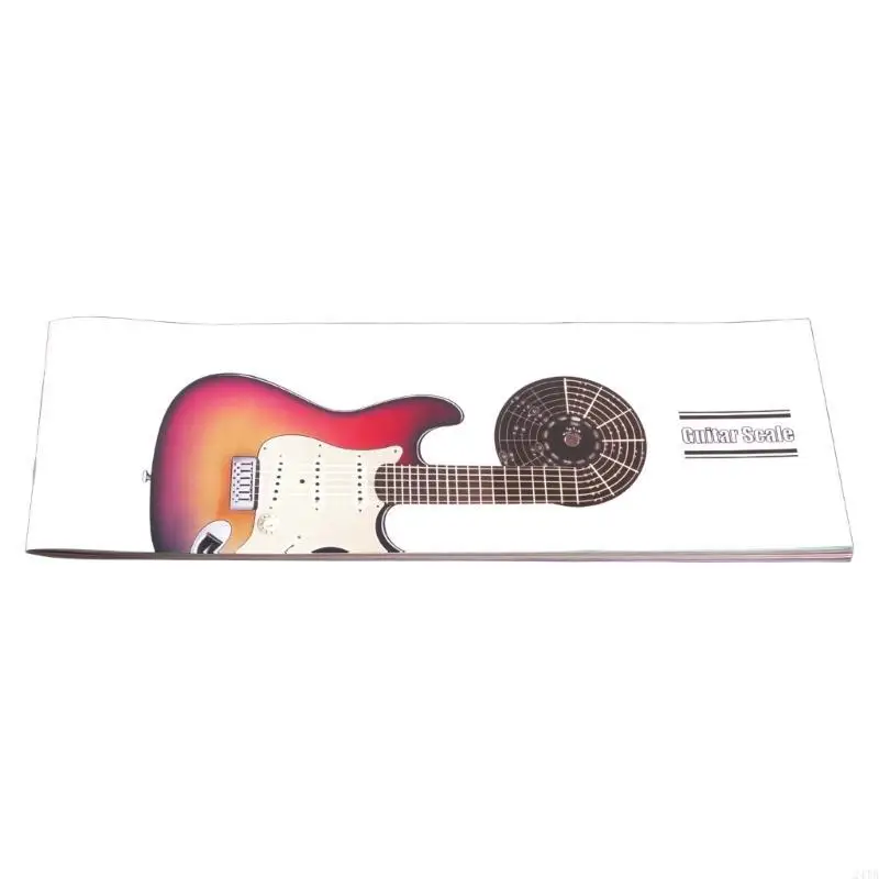 6 String Music Map Paperback Book Scale Chart Guitar Chord Book for 6 String Acoustic / Classical / Electric Guitar 