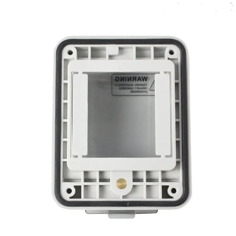 2 circuit perspective protective cover empty opening installation box plastic outdoor circuit breaker leakage protective cover