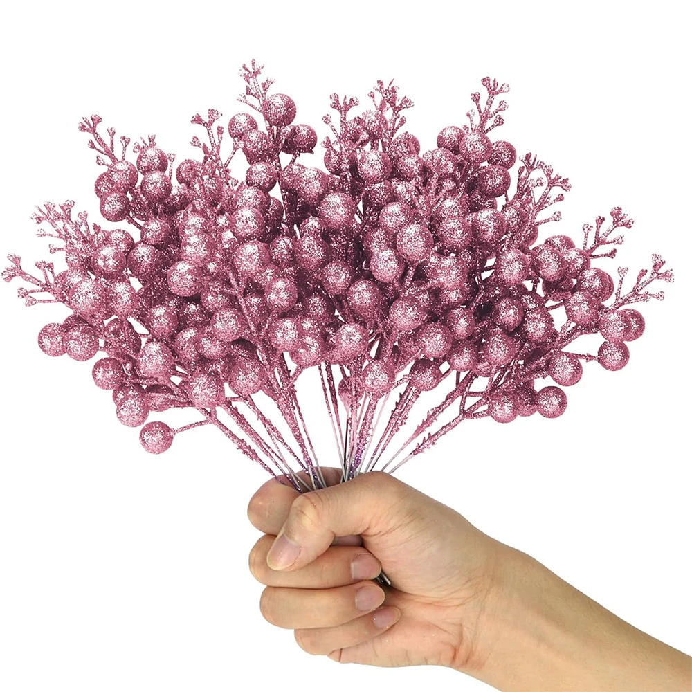 5/10/20 Stück Frohe Weihnachten Dekoration Beerenzweig Weihnachtsbaum-Anhänger Ornament für Heimdekoration Navidad Weihnachten Neujahr 2026