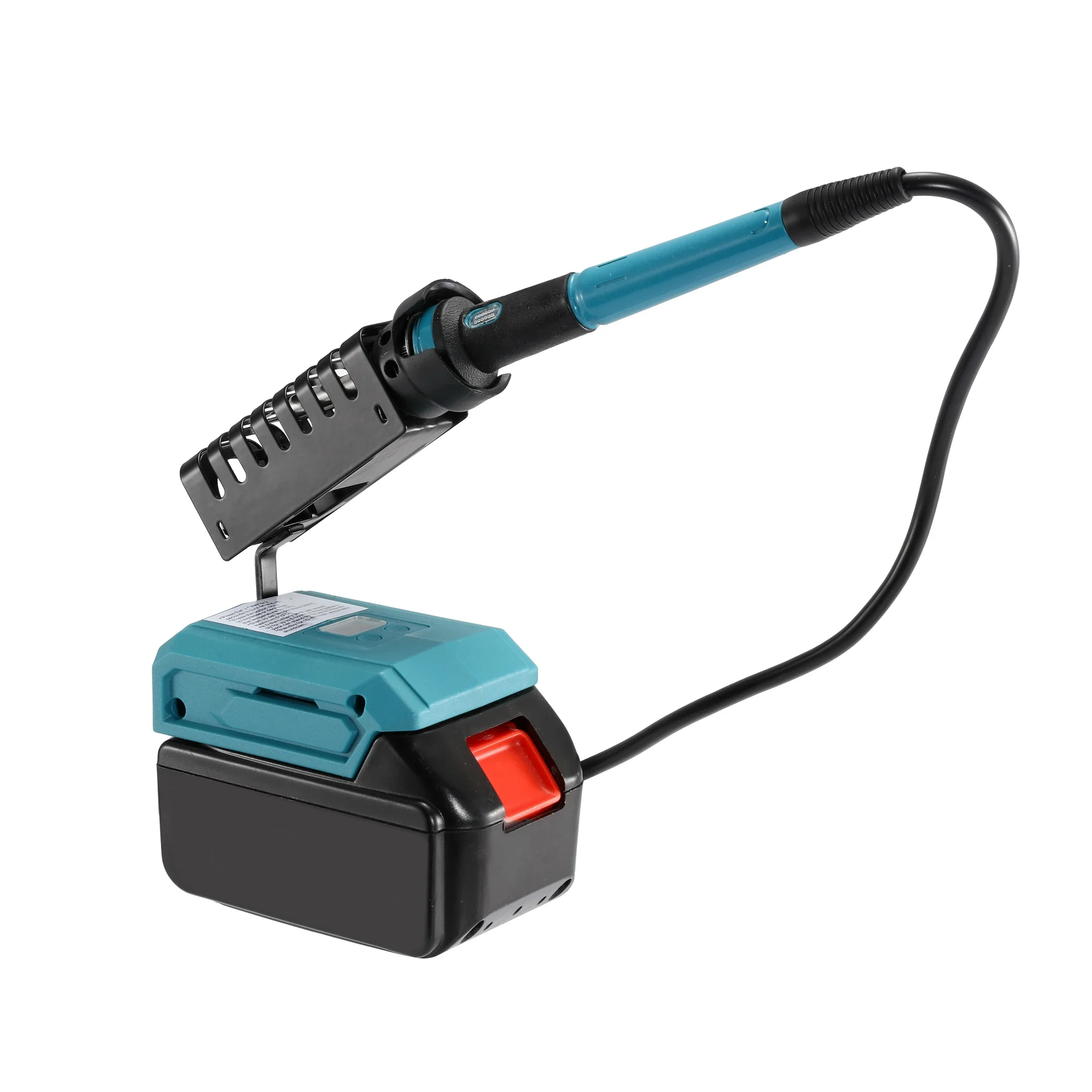 60W Rechargeable Electric Soldering Iron with battery Wireless Welding Power Tool 300-500℃ Temperature Adjustable Fast Heating