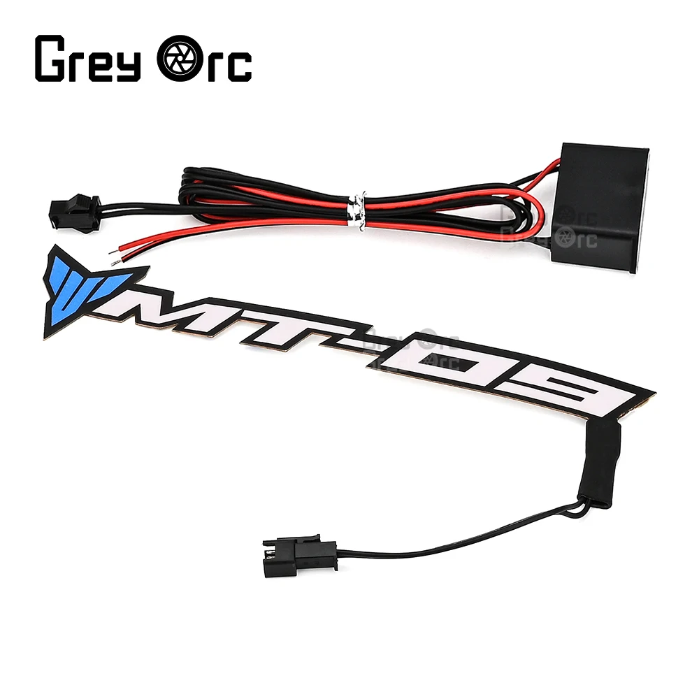 LED ليلة ركوب الضوء البارد لياماها MT-09 MT09 MT 09 MT9 إشارة طقم عصري وامض شريط مضيئة ملصق #6