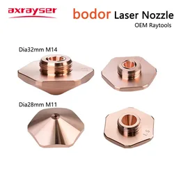 Bodor Ugelli Laser Anello di Supporto in Ceramica D28/32 M11/14 Parti di Taglio in Fibra Singolo/Doppio Strati Calibro 0.8-4.0 Raytools Precitec