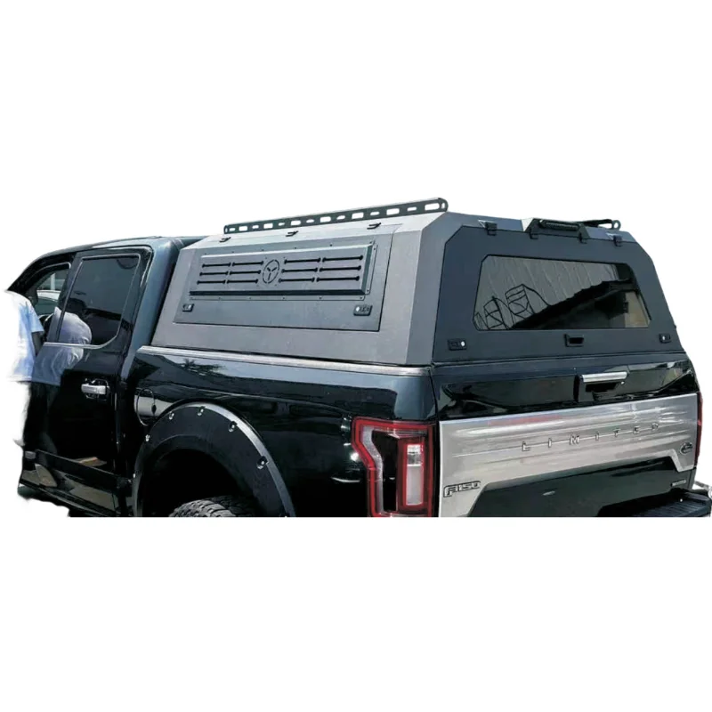 KQX - Toldo Rígido Manual de Acero al Manganeso Impermeable para Camioneta 4x4, Compatible con Dodge Ram 1500, Navara NP300, Triton D40, D22