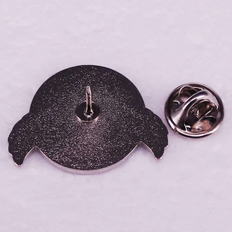 شعار حكومة هوميورلد-هيريجان ، شارة شعار لعبة الخيال العلمي ، دبوس المينا الصلب ، هدية مجوهرات اللاعب