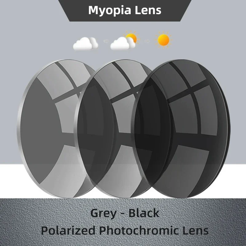 

Фотохромные прогрессивные линзы KIZN для коррекции близорукости и дальнозоркости 1.56 1.61 1.67, поляризационные асферические линзы из полимерной смолы CR-39 по рецепту