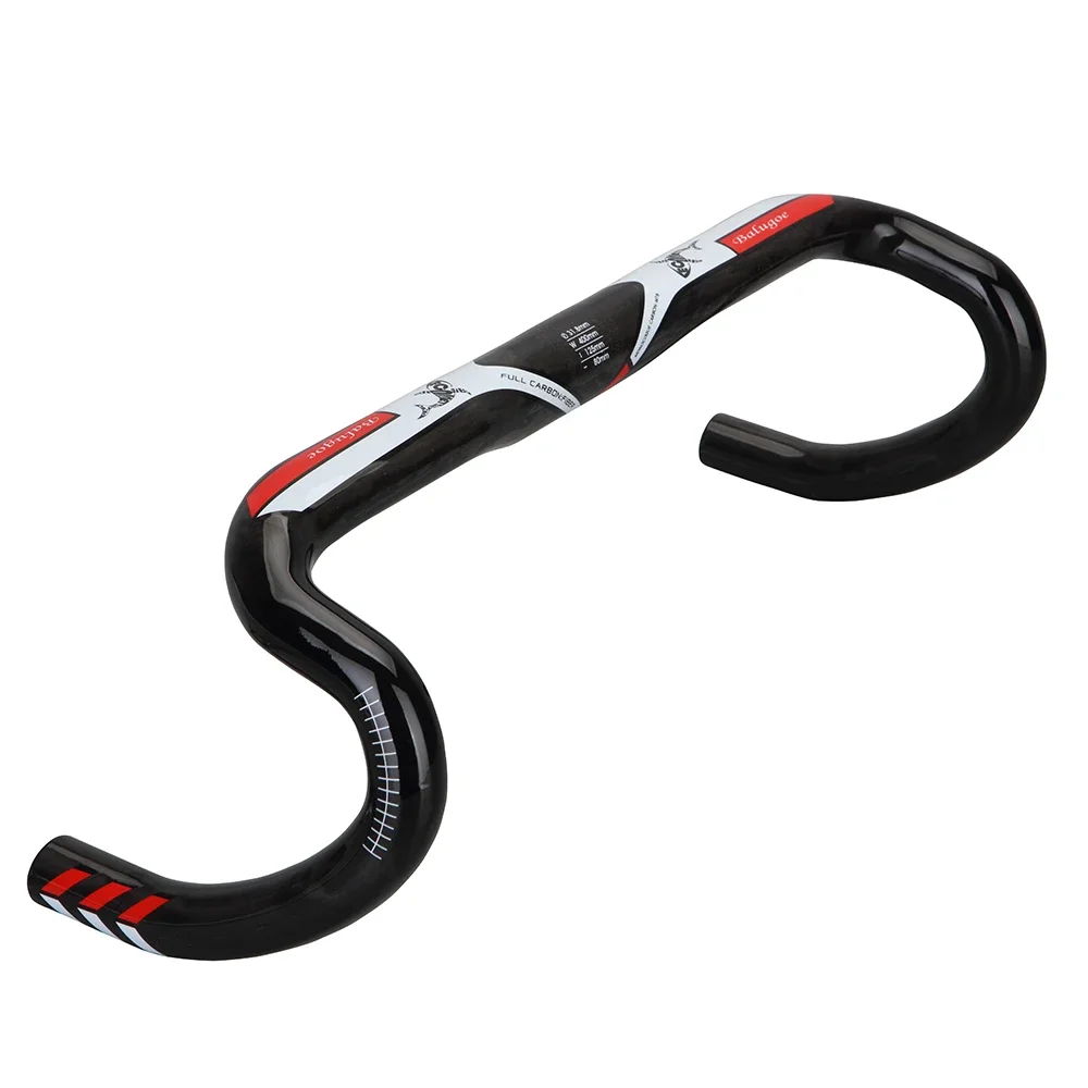 

2020 BALUGOE Carbon Fiber Bicycle Handlebar Of The Road BALUGOE Aero Carbon road bike handlebar 31.8*400/420 / 440mm