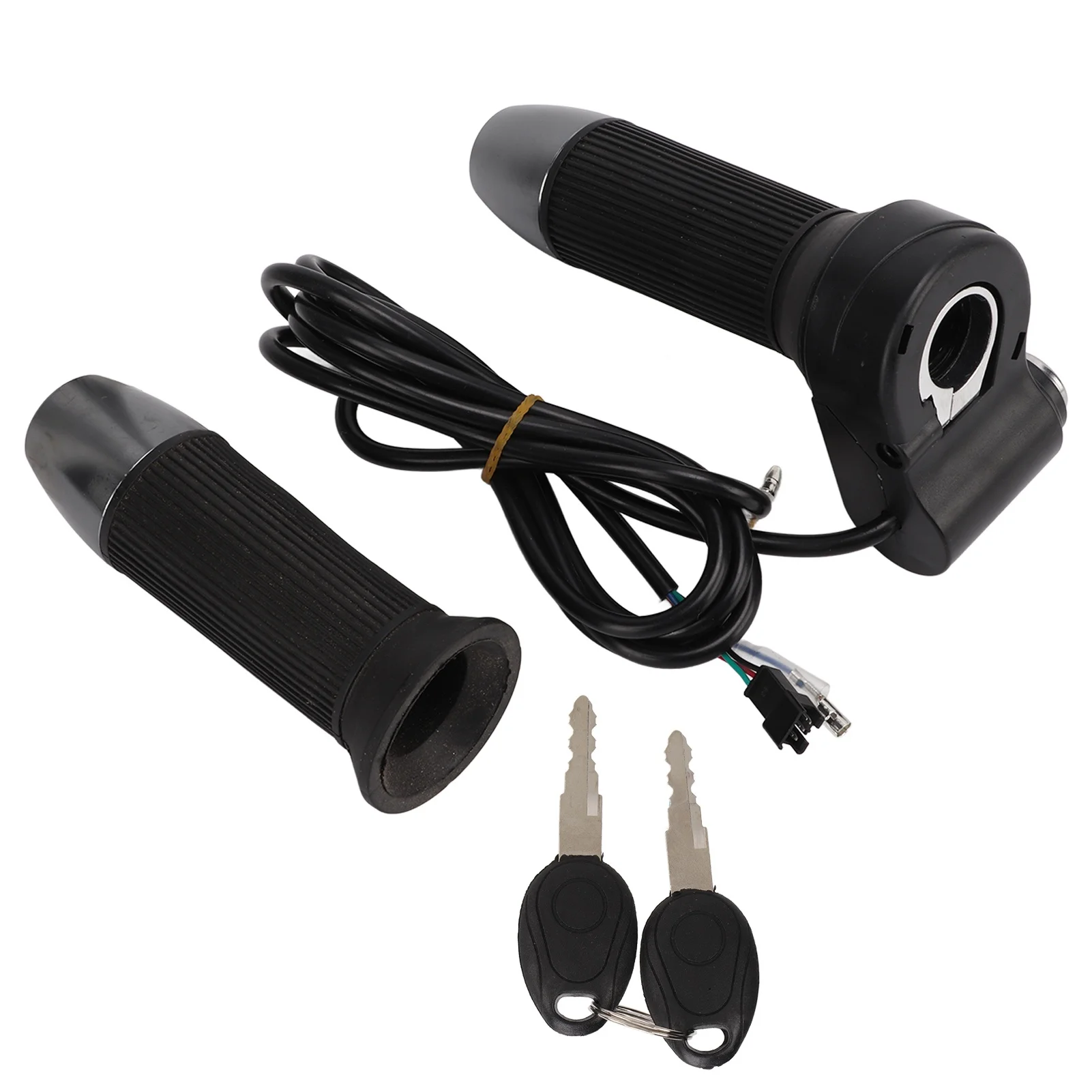 

1 Pair Electric Bike Handlebar Throttle Grips Universal Twist Throttle Accelerator Grip