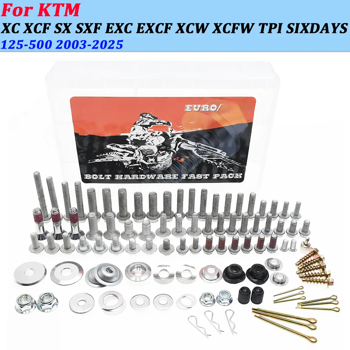

Hardware Plastics screw bolt repair rescue mending Full tool kit Fastener For KTM EXC EXC-F SX XC XC-F XCW-F SXF TPI Six Days