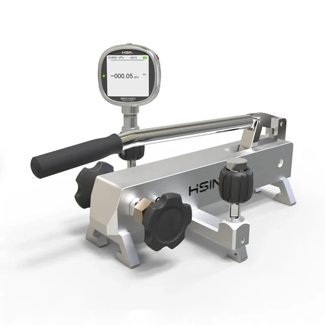 Factory HSIN617 Ultra High Pressure Calibration Pump 14MPA 140Bar Hand Held Pressure Test Pump Air Pressure Pump