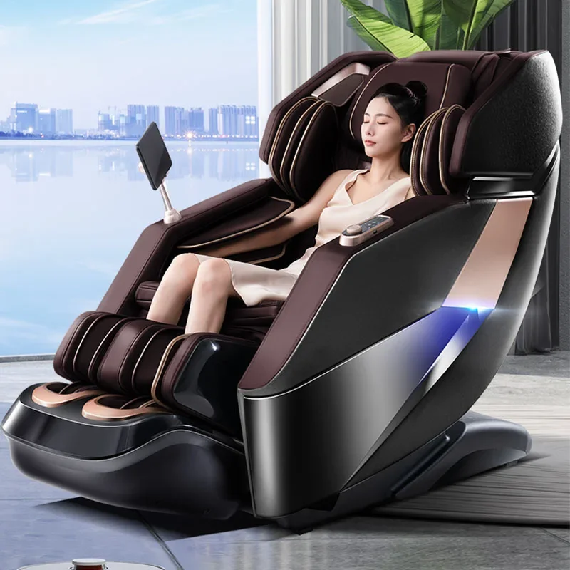 2024 Best Intelligent Waist Massage Chair 3d Model Zero Gravity Roller Bearing Smart Chair Massage