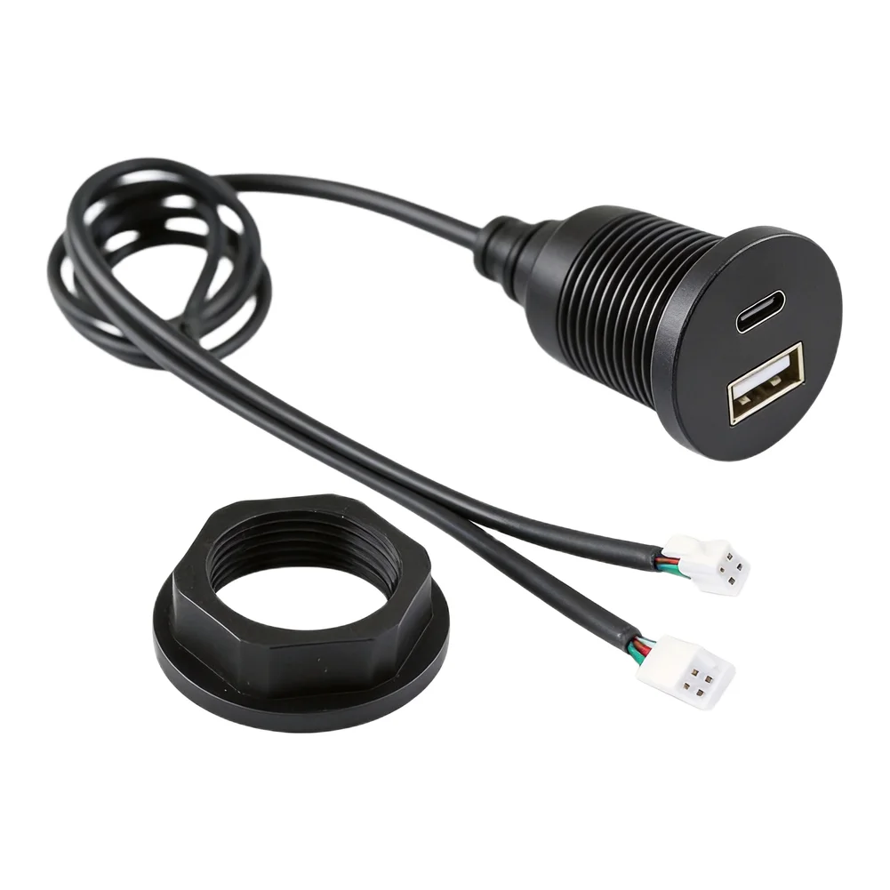 Black Car Radio Usb Adapter 4PIN 6PIN Connection Cable Power Adapter Auto Audio Interface Diy Installation Kit