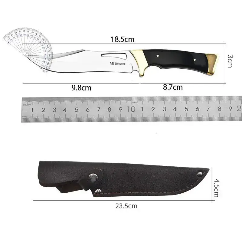 Outdoor High-Hardness Military Tactical Knife, EDC Fixed Blade, Self-Defense, Camping Multi-purpose Survival Knife