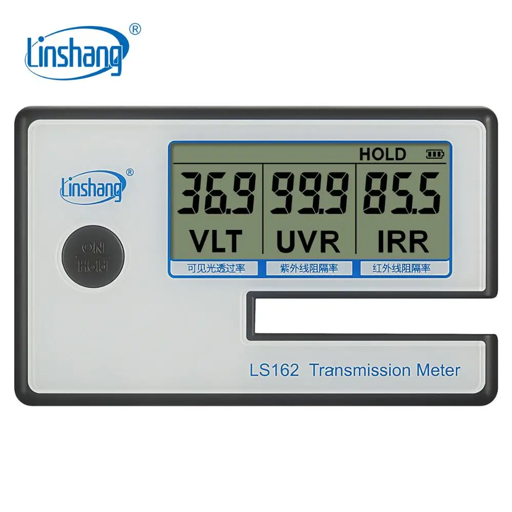 

Linshang Portable Transmission Meter for Solar Film Glass Window Tint with VL Transmittance UV IR Rejection Bblocking Rate LS162