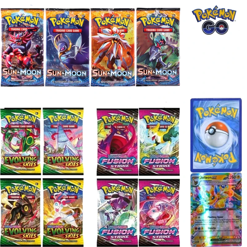 

4pack 40Pcs English Pokémon Card Prismatic 151 BRILLIANT STARS Booster Battle Card Anime Game Collection Cards Children Gift Toy