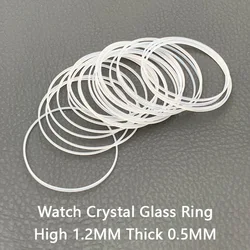 Dia 26-35mm High 1.2mm Thick 0.5mm 2/4PCS White Watch Glass O-Ring Waterproof RingWatch Repair Parts Ring
