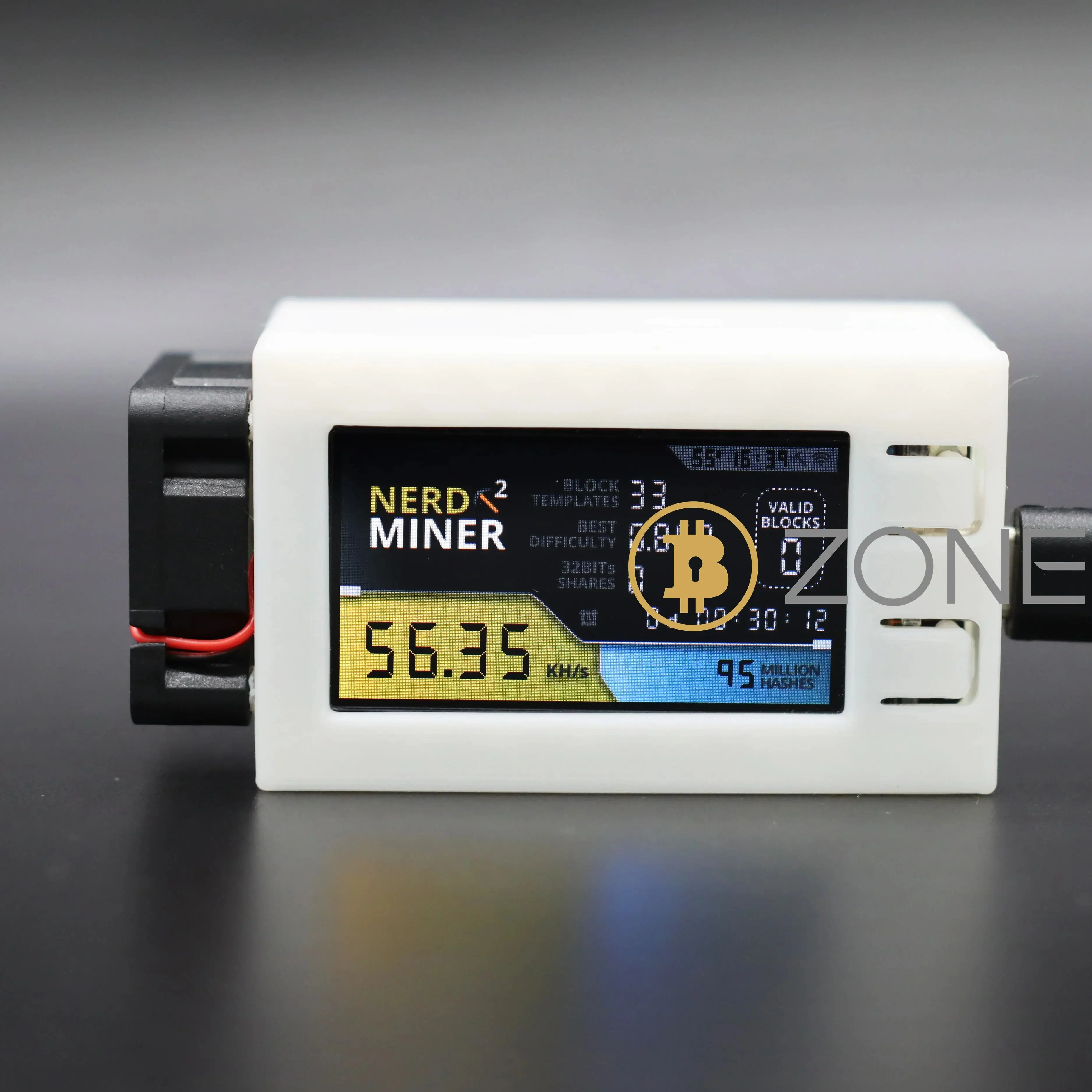Bitcoin NerdMiner V2 Pro solowy górnik loterii Bitcoin Hashrate 56 K/s BTC Crypto Nerd Miner — zdjęcie produktu 7