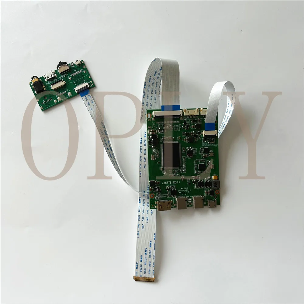 

Плата контроллера 2 TYPE C Mini HDMI-совместимая для N156KME LQ156T1JW N156KME-GNA 15,6 дюйма, 2560 × 1440, комплект светодиодной панели EDP, сделай сам