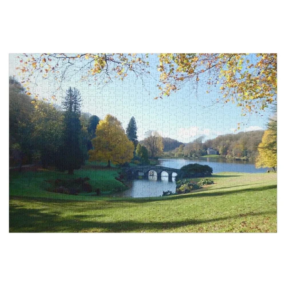 

Stourhead Lake, View to the Pantheon Jigsaw Puzzle Novel Toys For Children 2022 Wooden Decor Paintings Puzzle