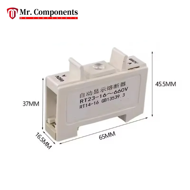 1PCS Automatic display fuse RT23-16 RT14-16 8.5X31.5 RO14 FB14 fuse base Brand new original In stock