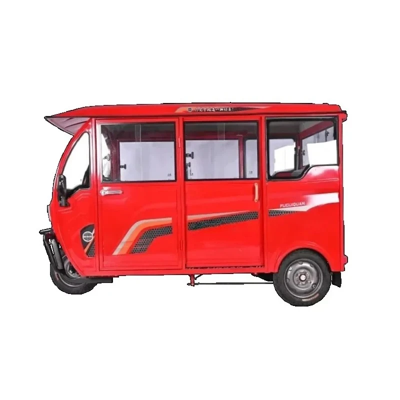 Full Cover Enclosed Adult with Cheap Price Tuktuk Taxi Big Power Passenger tricycle 3 Wheel Electric Tricycle for Wholesale