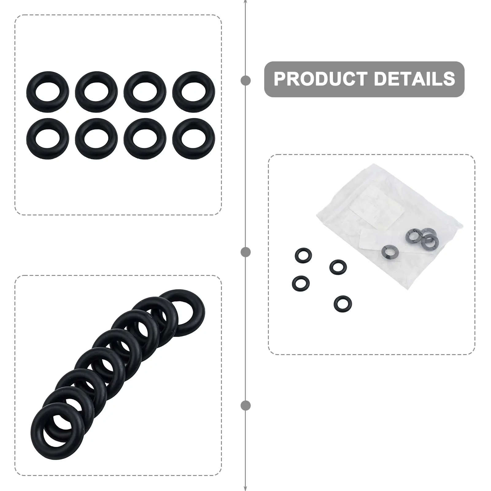 Door Noise Reduction Middle Door Noise Elimination Door Maintenance Automotive Parts Colour Black Wear-resistant