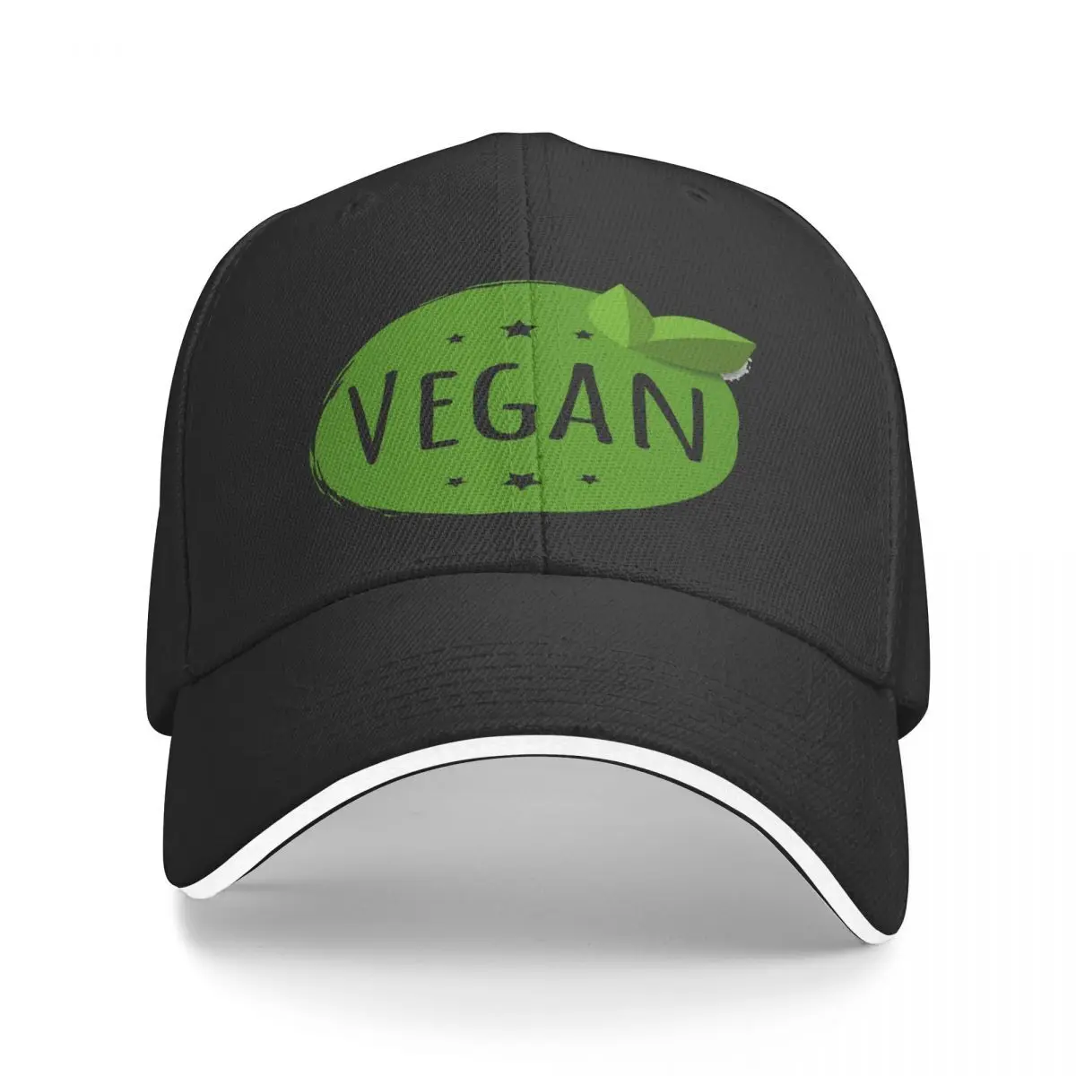 Vegan Logo 3615 Man Hat Golf Hat Men's Hats Cap Man Summer Baseball Cap Man Man Hat Baseball Cap