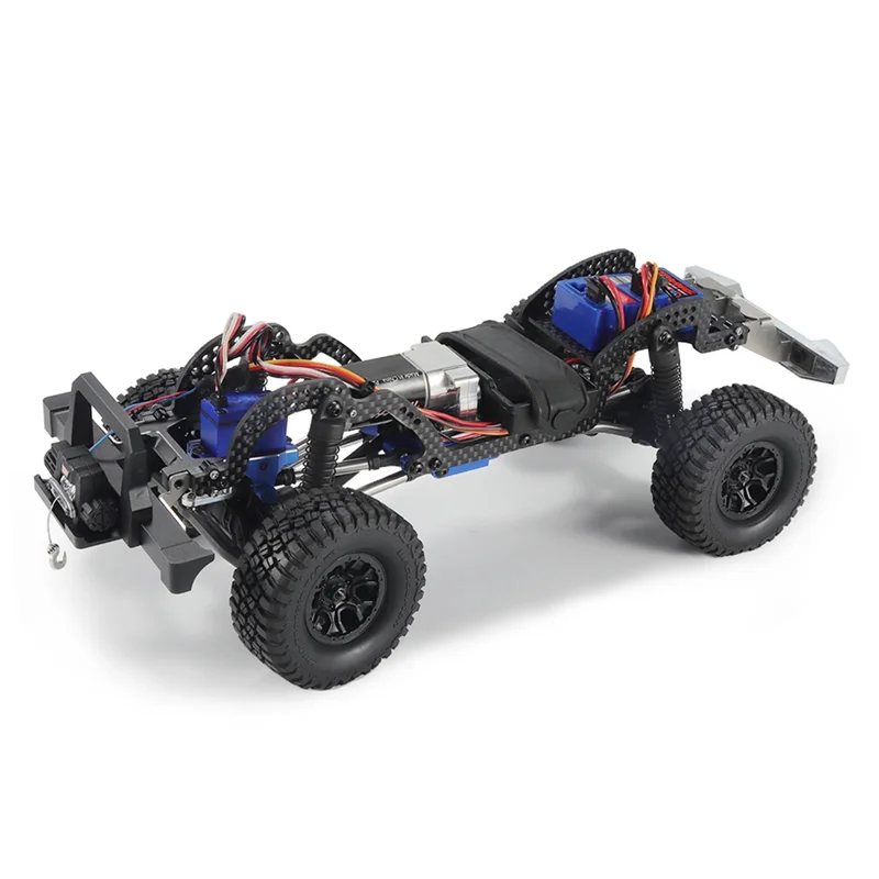 LCG คาร์บอนไฟเบอร์แชสซีชุดกรอบ Girder Rail สําหรับ 1/18 RC Crawler รถ TRX4M อะไหล่อัพเกรด