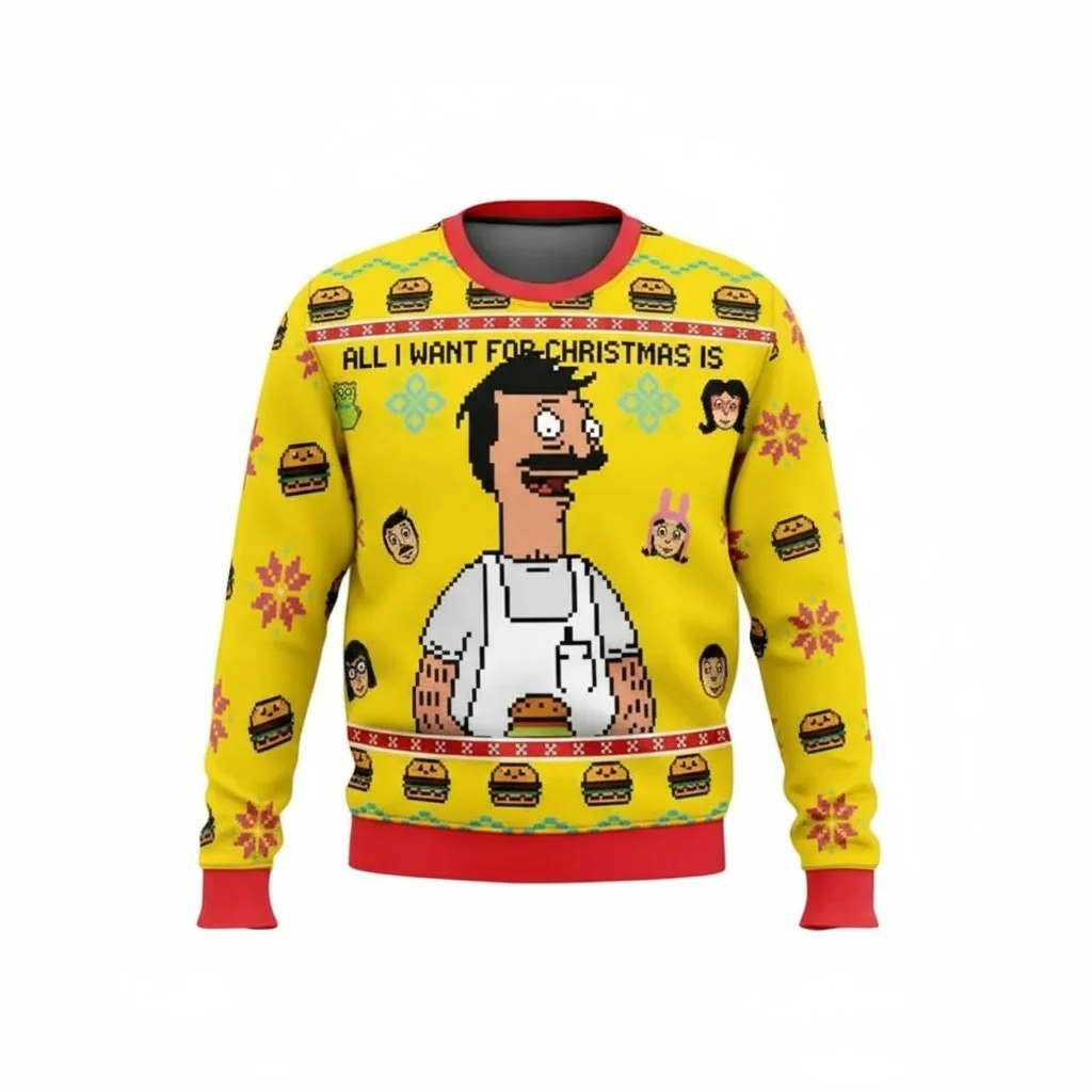 Collezione Disney autunno/inverno The Simpsons Abiti brutti di Natale Felpe con cappuccio girocollo per adulti stampate in 3D Abbigliamento di moda
