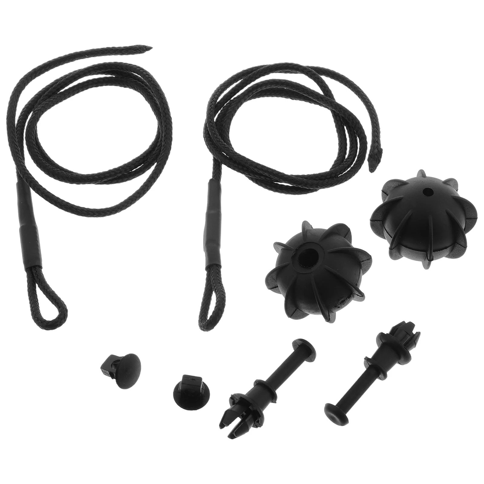 

1Set Automotive Divider Strap Adjustable Length Rear Parcel Shelf Cords Sturdy and Durable for Car Accessories