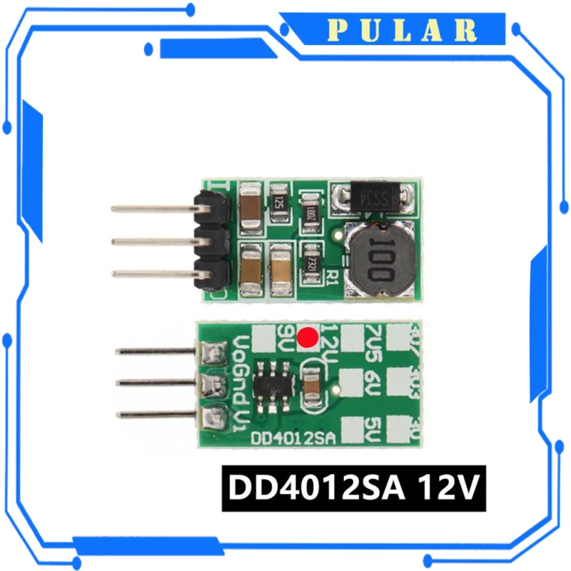 DD4012SA 1A DC 5-40V naar 3V 3.3V 3.7V 5V 6V 7.5V 9V 12V Regulator DC-DC Step-Down Buck Converter Module Board