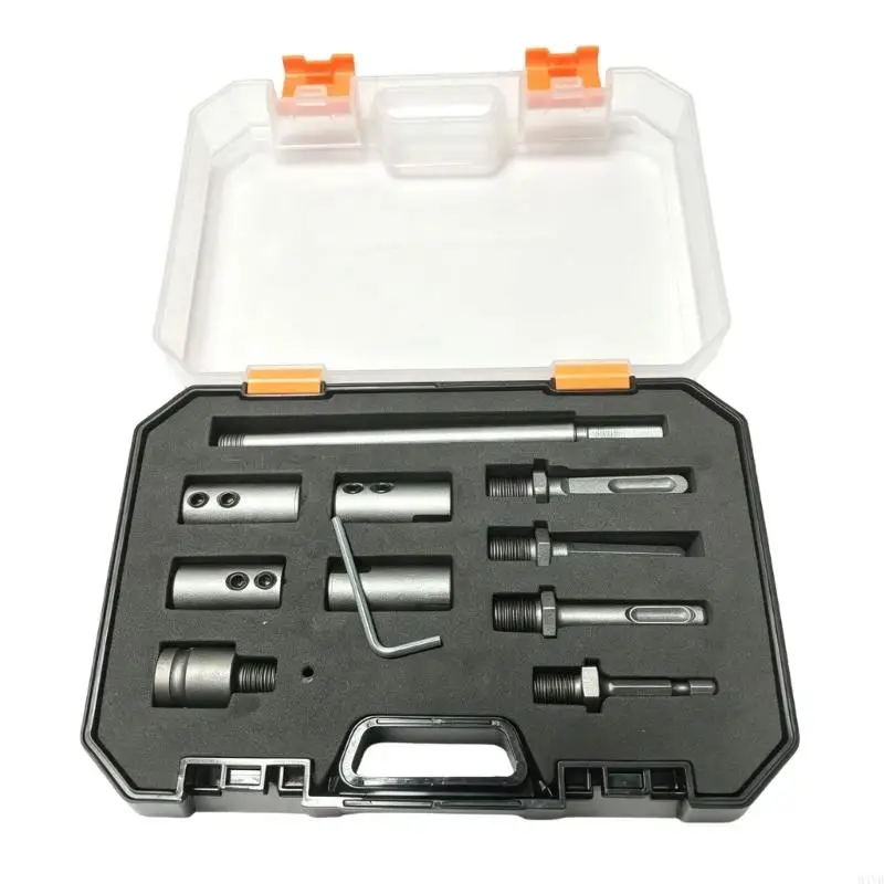 11Pcs Extension Rod Set with Varied Connection Configurations, 11-Piece Tool Collection for Repair Work and Woodworking M4YD