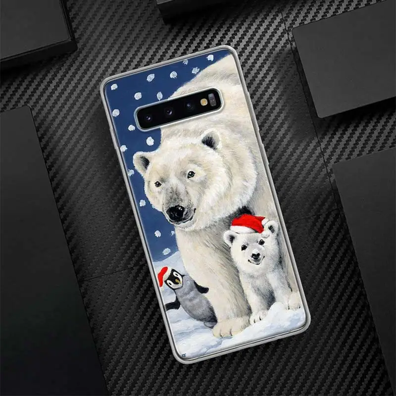 Polar Bear Newly Arrived Silicon Phone Case For Samsung Galaxy M21 M30S M31 M51 M32 M52 M12 Note 8 9 10 Lite 20 Ultra J4 Plus J6