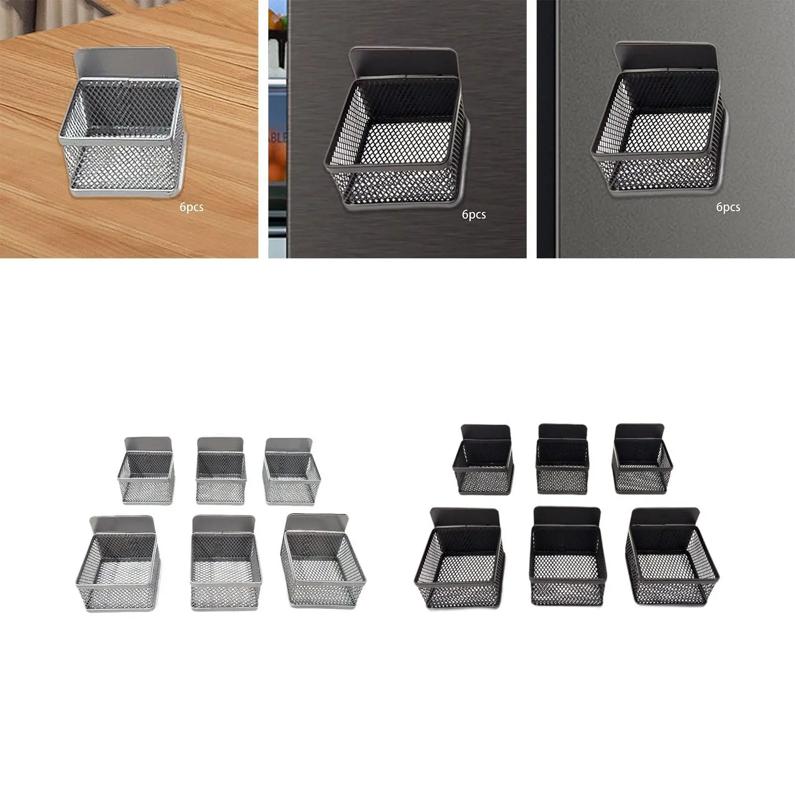 

6 Pieces Tea Bag Organizer Individual Tea Holder for Refrigerator Counter