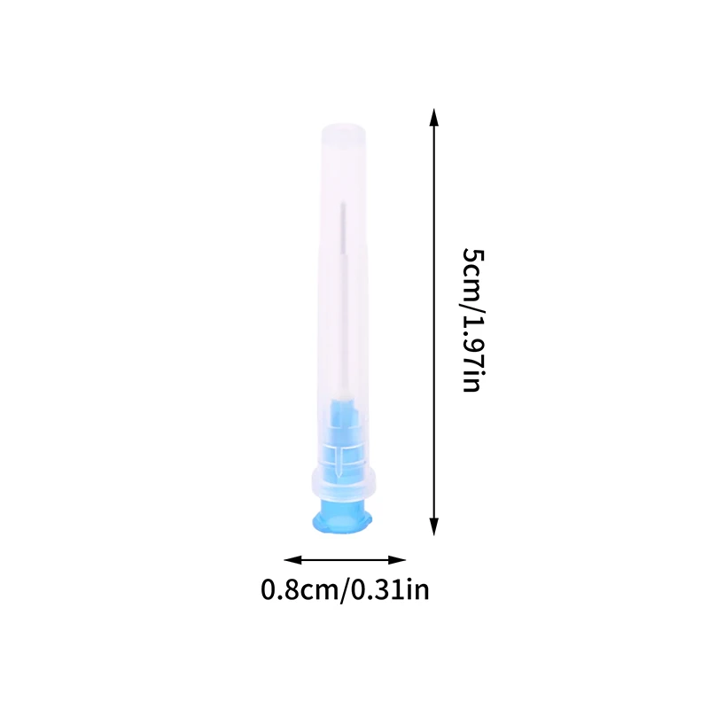 Dental Endo Irrigação Ponta Da Agulha, Canal Raiz Lateral Irrigação Agulha, 0.3mm, 0.4mm, 0.5mm, 0.6mm de diâmetro, 50pcs por caixa