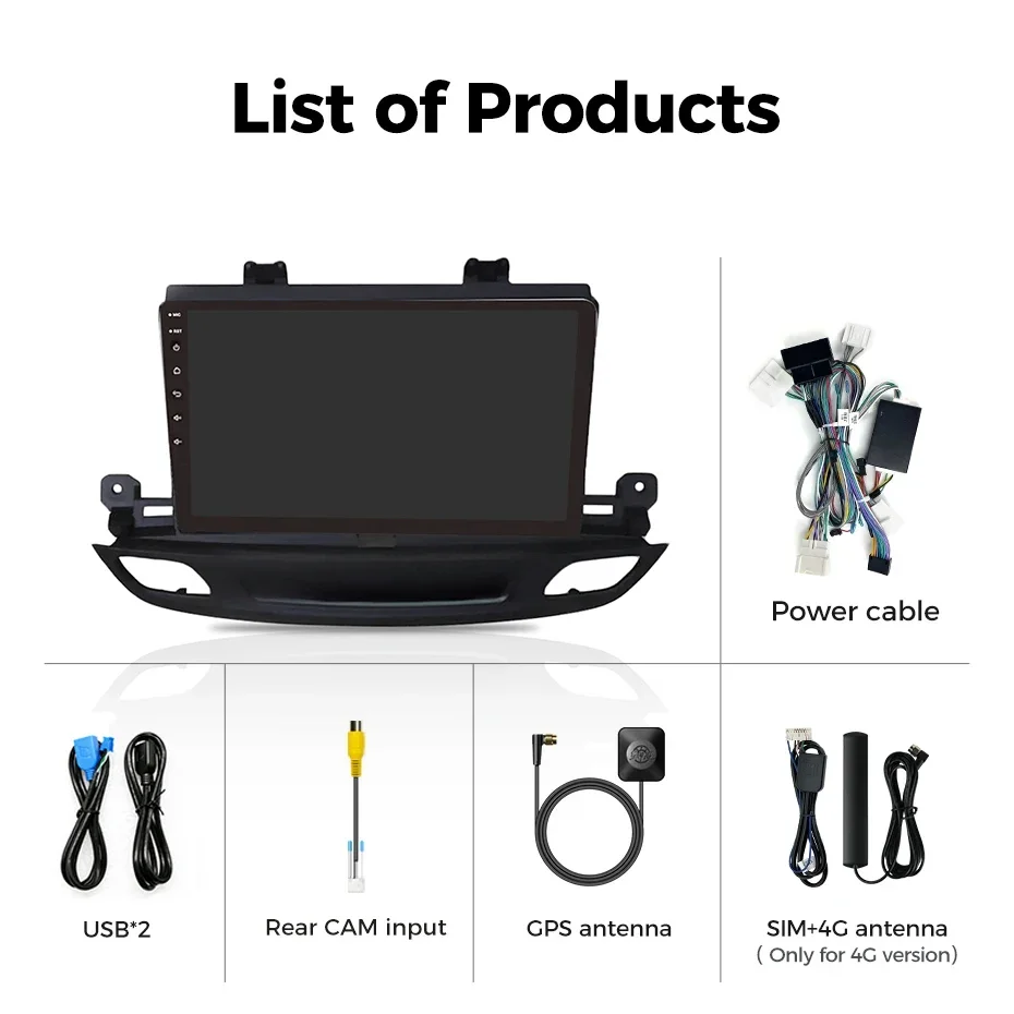 Android 13.0 Car Radio For Buick Regal For Opel insignia 2016-2018 CarPlay GPS Navigation 4G WiFi Stereo DSP Multimedia Player - view 6