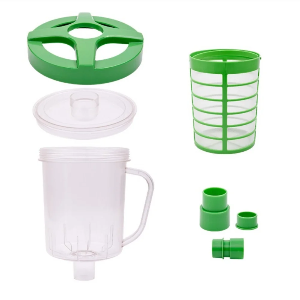 ABS Plastic Construction Pool Leaf Canister Easy Install Design Replacement Pool Filter Canister Leaf Collection Green white
