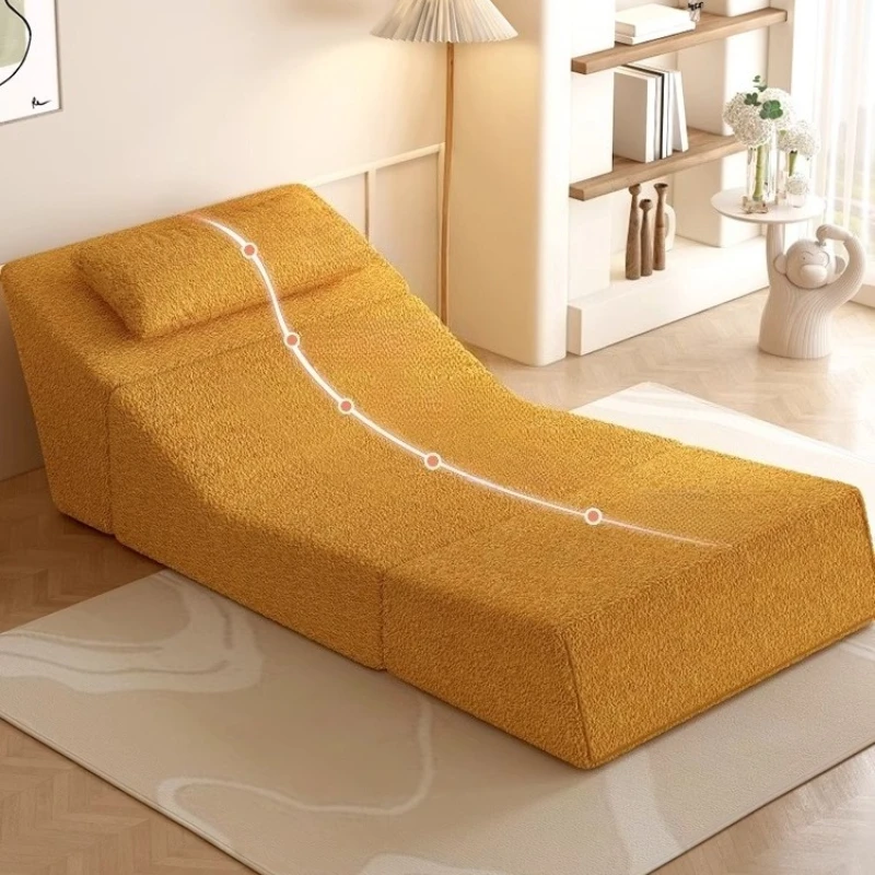 

Furniture Convertible Sofas For Living Room Compressed Skin-friendly Corduroy Fabric Muebles Divano Scandinavian Simple Style