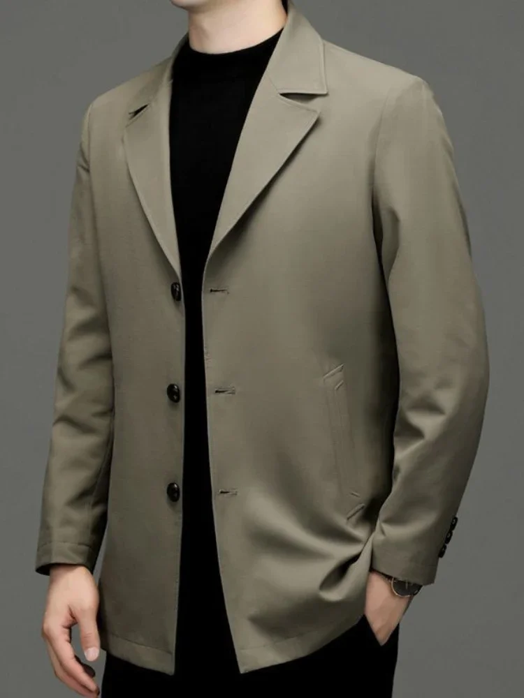 Party Oversize Jacket for Men Coats Plus Big Size Long Suits and Blazers Korean Style Clothes Vintage Menswear Elegant JJ1171
