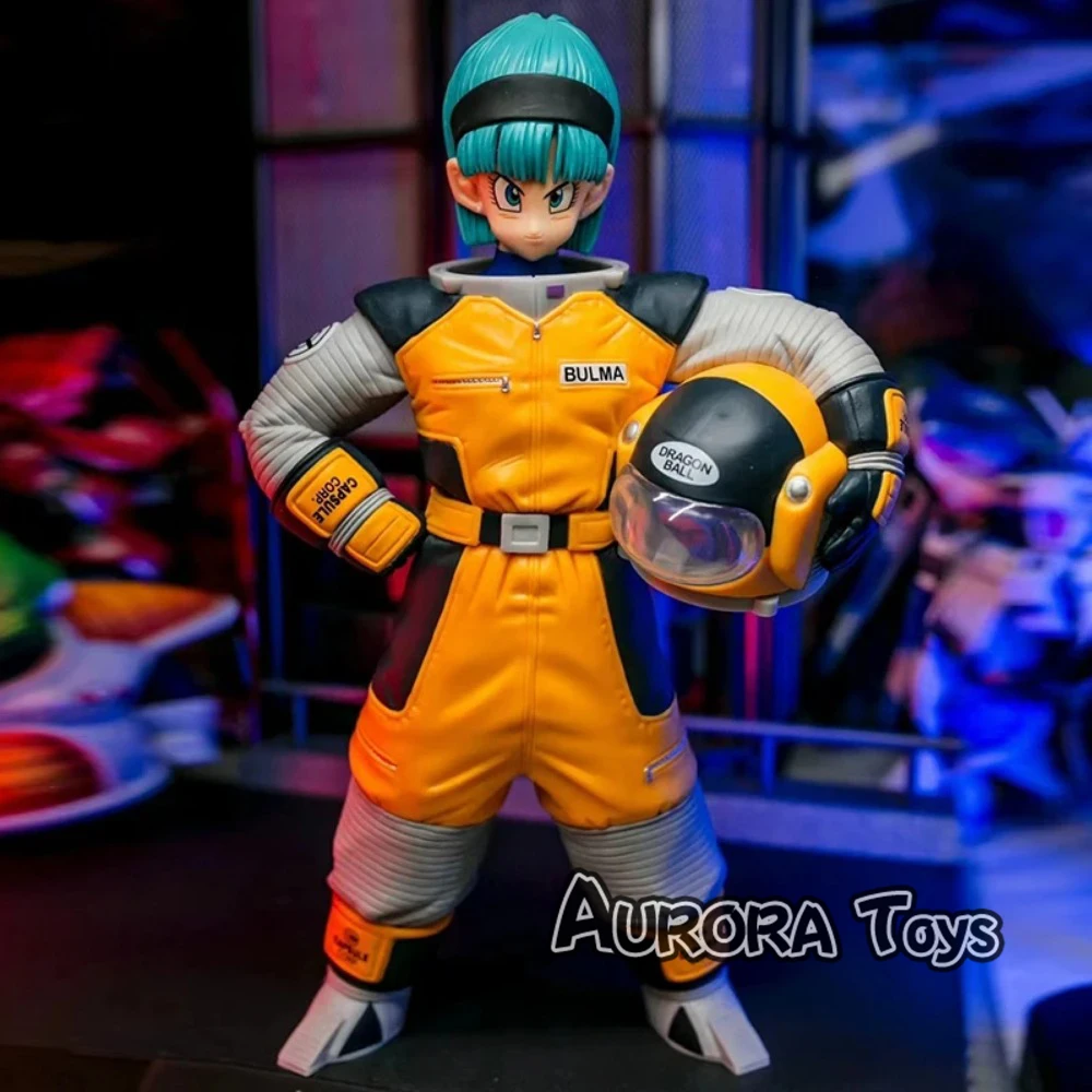 8.26in/21cm Anime Dragon Ball Z Figure Space Suit Bulma Figure PVC Action Figures Collection Model Toys For Christmas Gifts