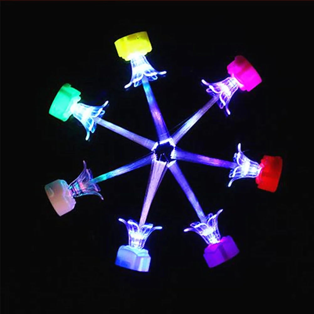 Lampada a LED a forma di rosa a sette colori da 20 pezzi per la decorazione domestica della festa nuziale Sicura senza pericoli di fuoco Luce notturna della festa nuziale