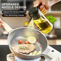 2 in 1 Kitchen Oils Spray Olive Oil Cruet Spray  Home Kitchen Air Fryer Spray Camping BBQ Cooking Plastic Oil Bottle  200/500ml