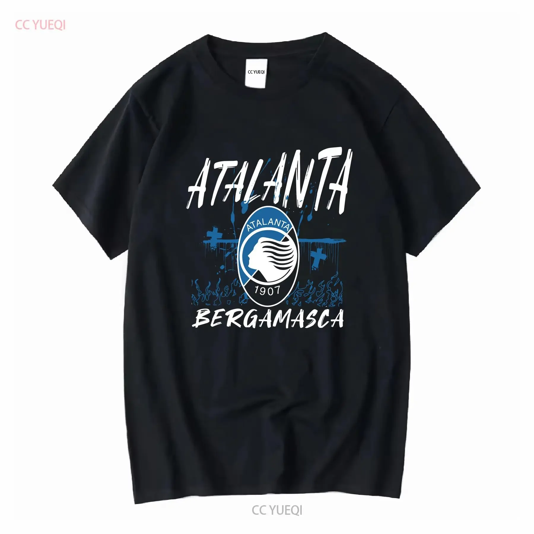 Atalanta T shirt Bergamasca Calcio La Dea Gli Orobici Nerazzurri Bergamo long or short sleeves vintage Washed Casual Soft