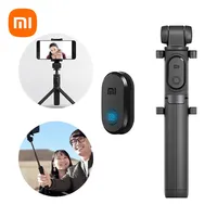 Xiaomi Selfie Stick Bluetooth For Phone Mini Portable Tripod Selfiestick With Wireless Remote Shutter iPhone Android TikTok Shoo