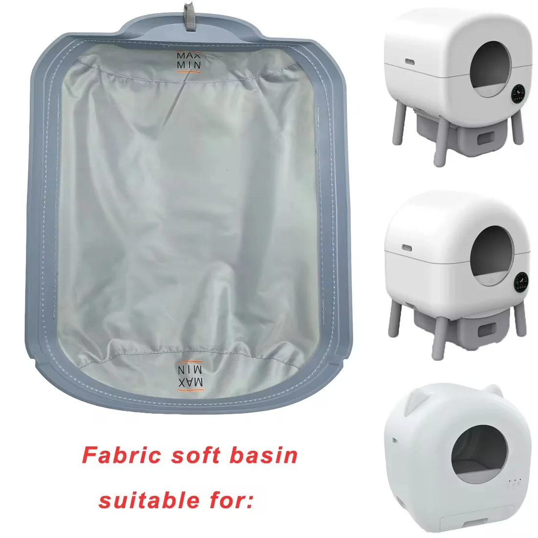 Automatic Cat Litter Accessories Box Cat Litter Pad Silicone Pad for Automatic Self cleaning Cat Litter Box Sandbox Replaced