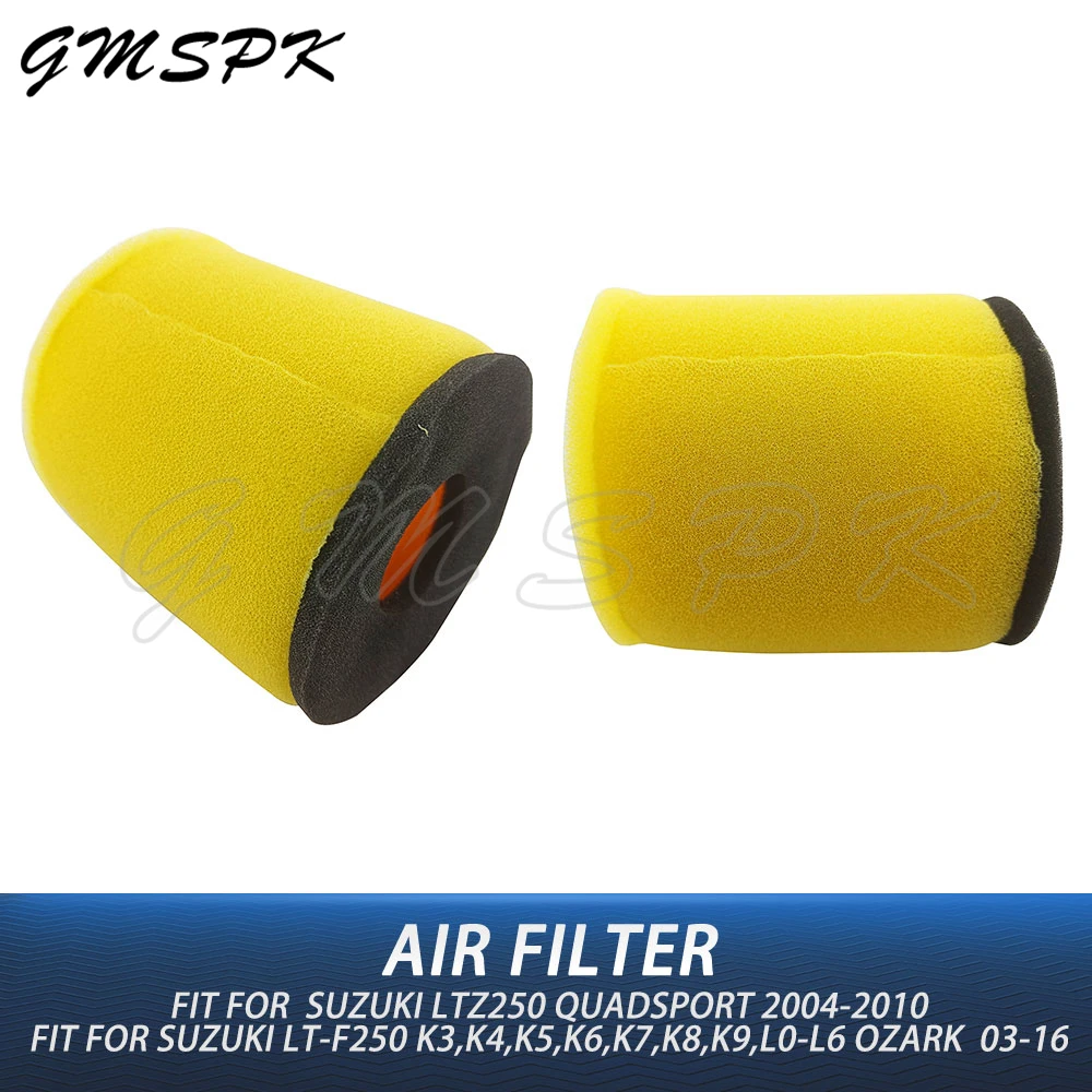 

Motorcycle Foam Air Filter Fit for Suzuki 13780-05G00/05G10 LTZ250 QuadSport 04-10 LT-F250 K3/4/5/6/7/8/9 L0-L6 Ozark 03-16