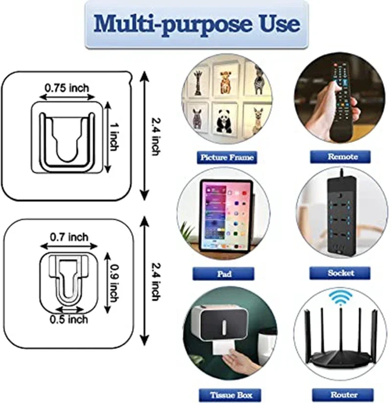 Crochets Muraux Adhésifs Double Face pour la Maison, Cintre de Cuisine et de Bain, Transparent, Ventouse, Support de Rangement Mural, 15 Paires