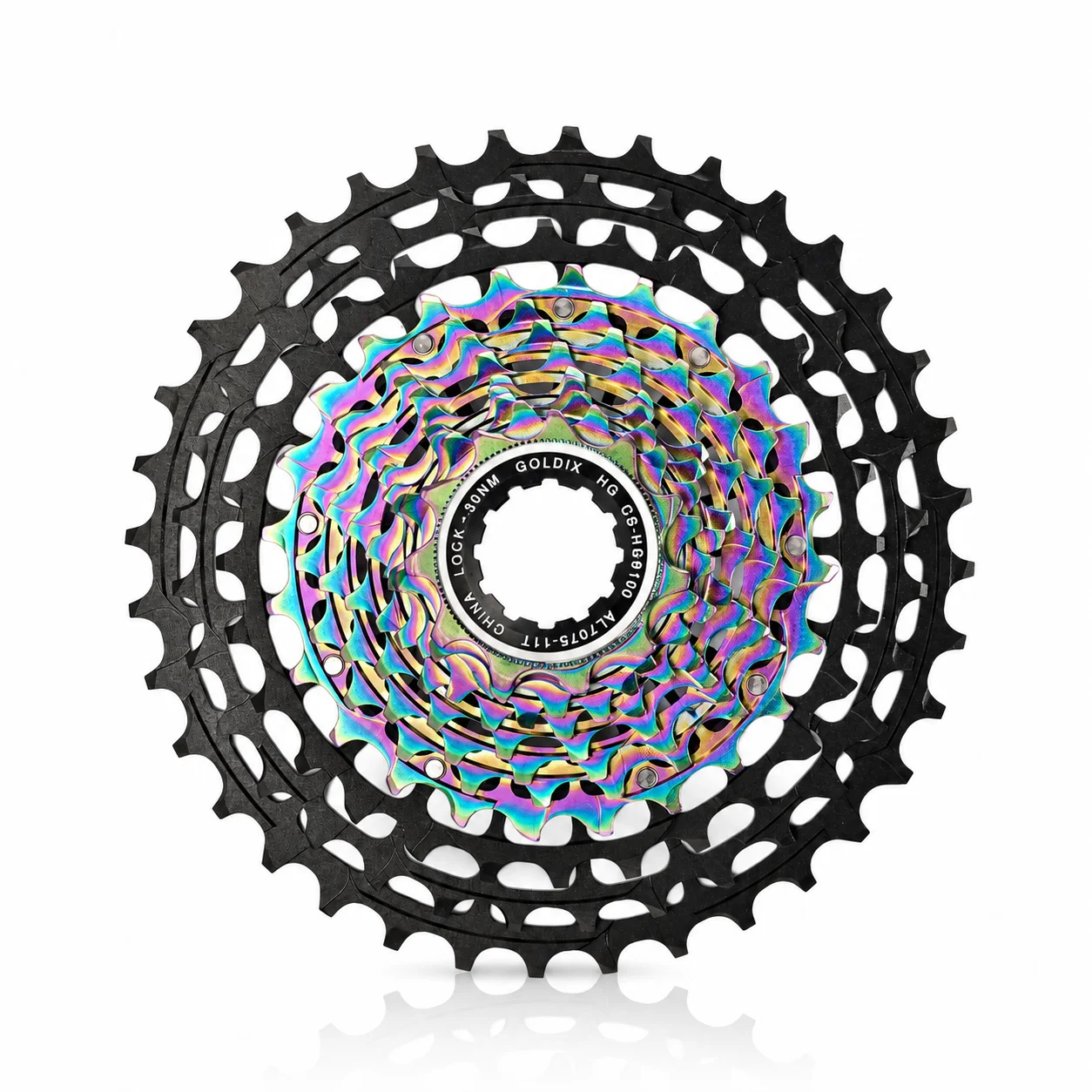 GOLDIX R9100 HG Ultraleichte Rennrad-Kassette 11/12-fach 11-28T bis 11-36T 128g Leichtgewicht-Fahrradfreilauf für Rennräder – Detail 5